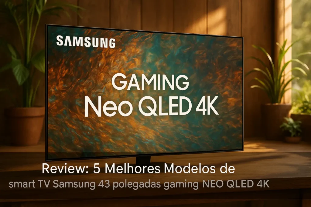 5 Melhores Modelos de smart TV Samsung 43 polegadas gaming NEO QLED 4k