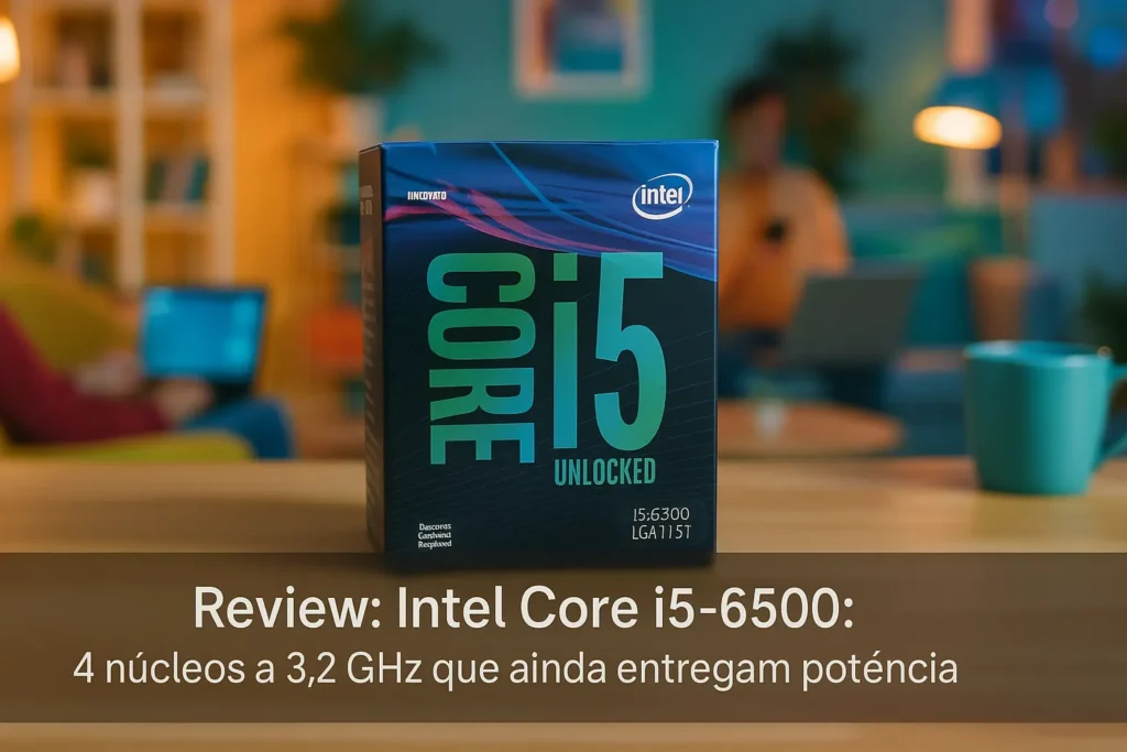 Intel Core i5 6500: 4 núcleos a 3.2GHz que ainda entregam potência