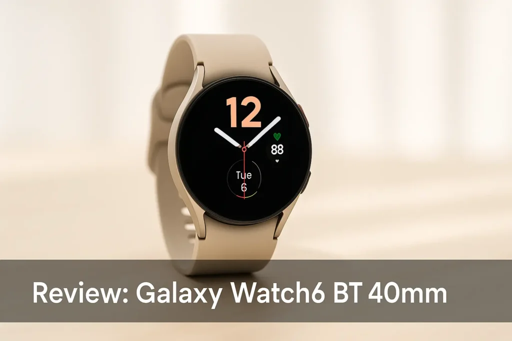 Galaxy Watch6 BT 40mm: saúde, estilo e praticidade no pulso