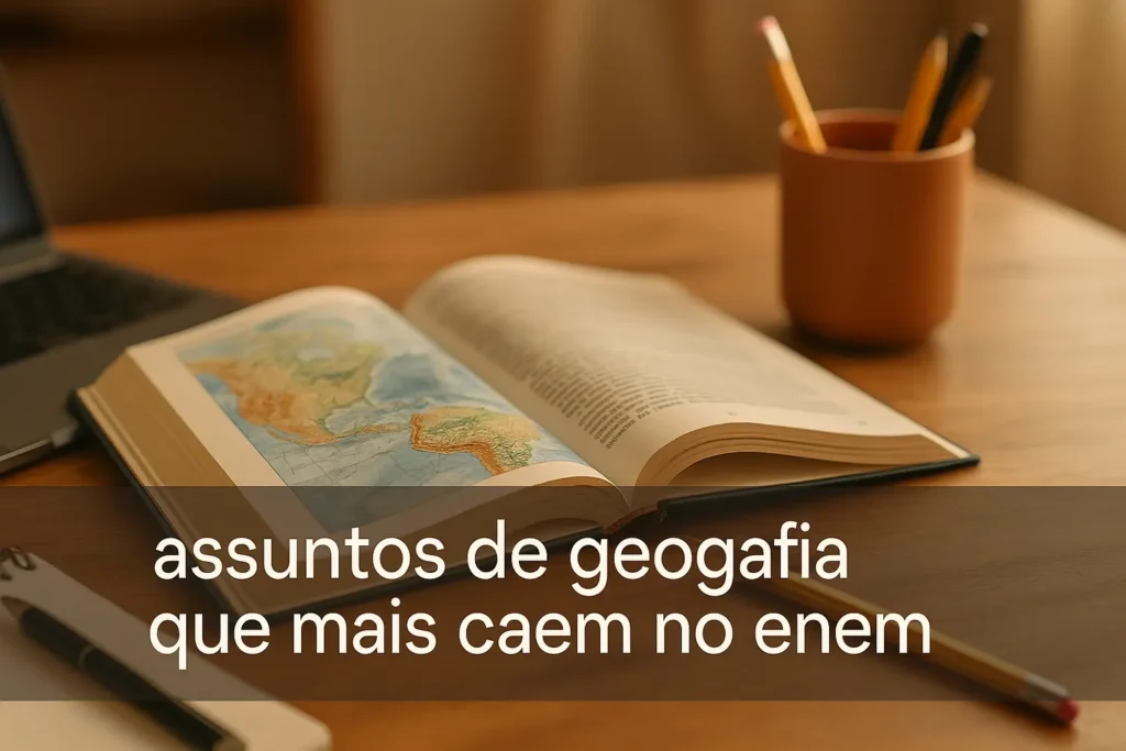 Assuntos de geografia que mais caem no Enem: domine agora mesmo!