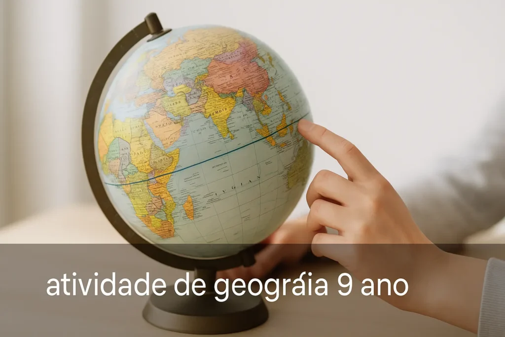 atividade de geografia 9 ano: tudo o que você precisa para mandar bem!