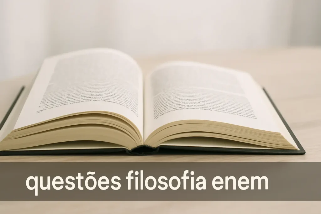 Questões filosofia enem: saiba o que mais cai e como se preparar