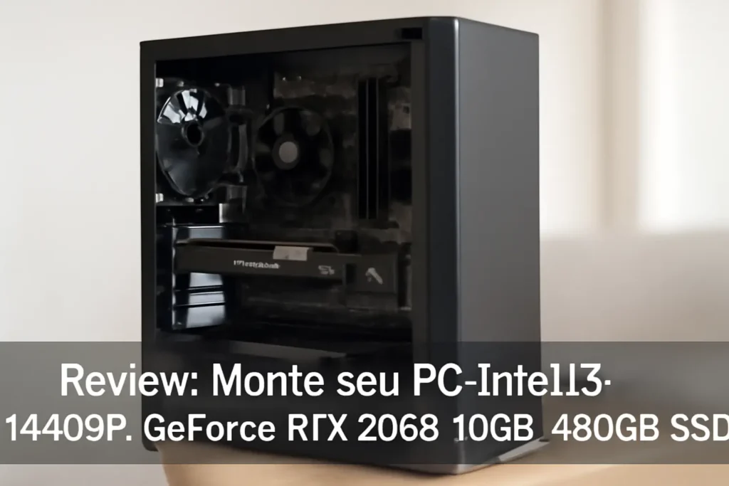 Monte seu PC: Intel i5-14400F, GeForce RTX 2060, 16GB, 480GB SSD