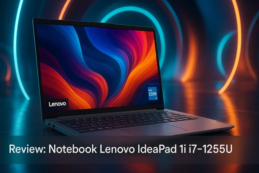 Notebook Lenovo IdeaPad 1i i7-1255U: desempenho e eficiência para o dia a dia