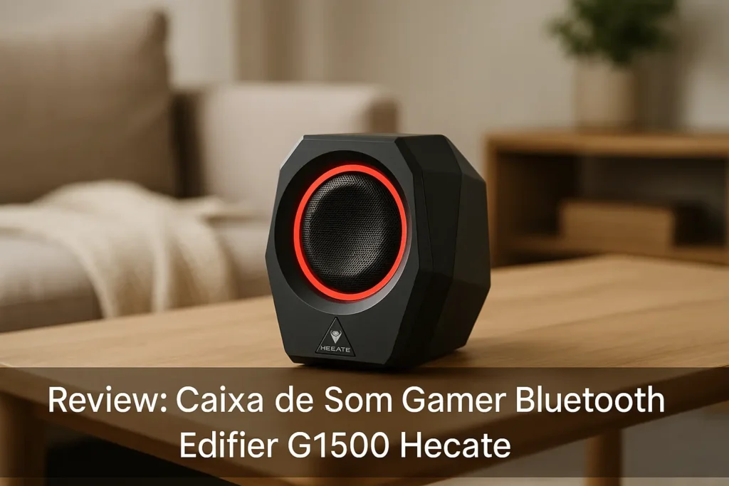 Caixa de Som Gamer Bluetooth Edifier G1500 Hecate: potência, design e conectividade