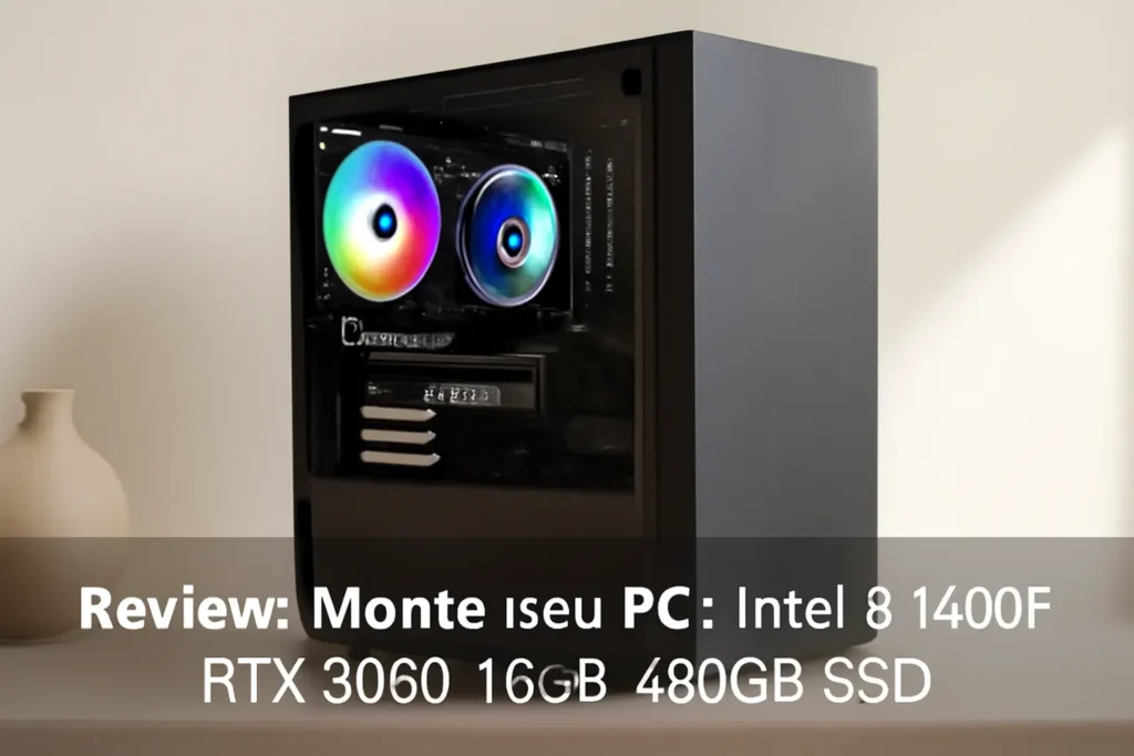 Monte seu PC: Intel i5-14400F, RTX 3050, 16GB, 480GB SSD