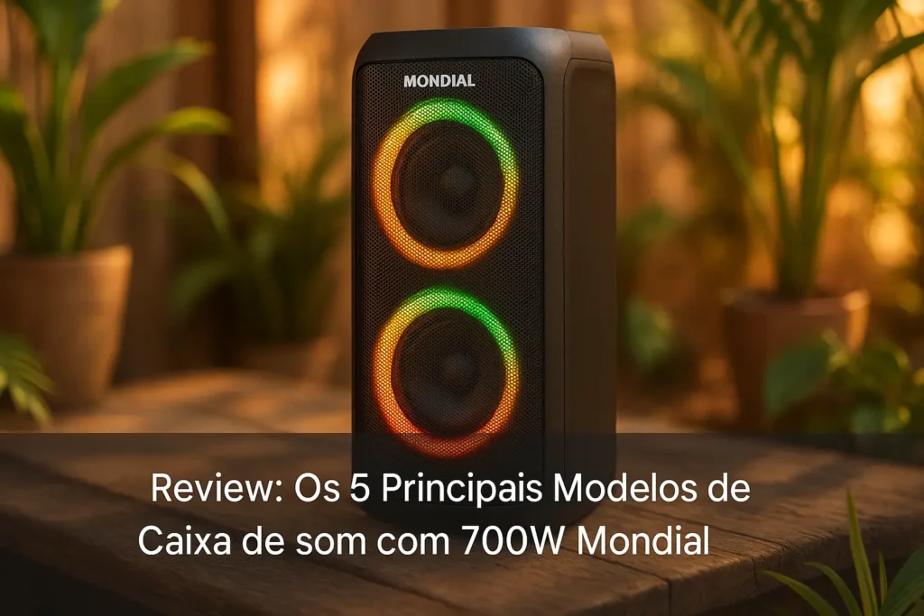Os 5 Principais Modelos de Caixa de som com 700w Mondial