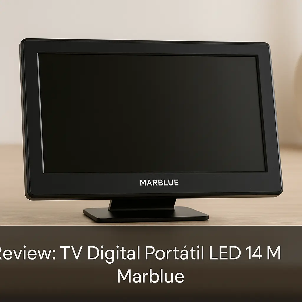 TV Digital Portátil LED 14" Marblue: Versatilidade e Conectividade