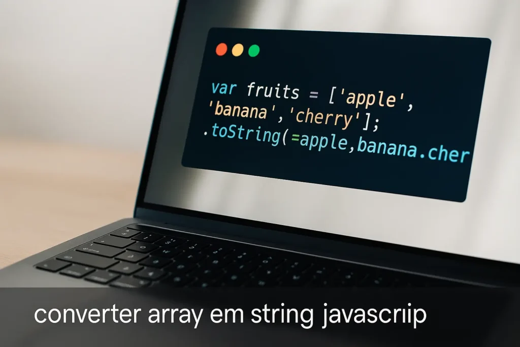 converter array em string javascript: Guia completo e atualizado