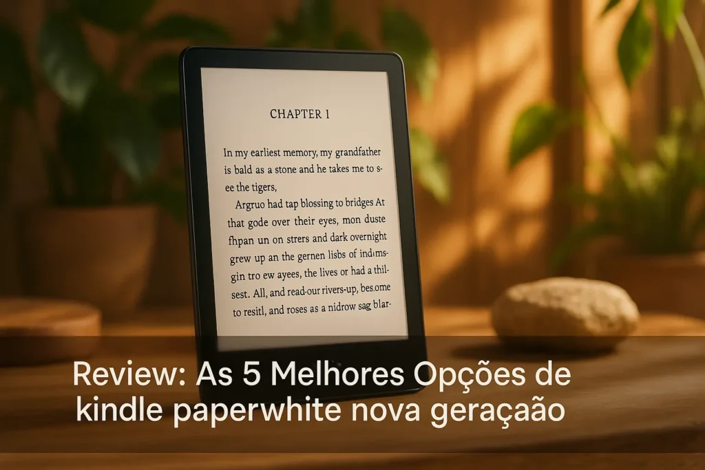 As 5 Melhores Opções de kindle paperwhite nova geração