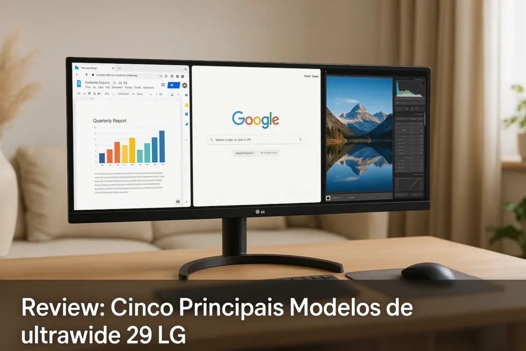 Cinco Principais Modelos de ultrawide 29 LG