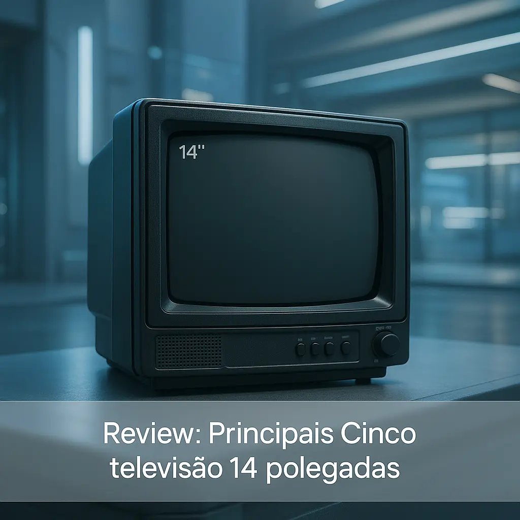 Principais Cinco televisão 14 polegadas