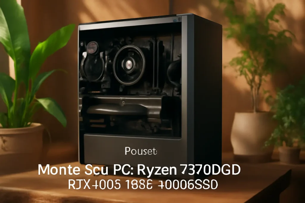 Monte seu PC: Ryzen 7 5700X3D, RTX 4060, 16GB, 480GB SSD