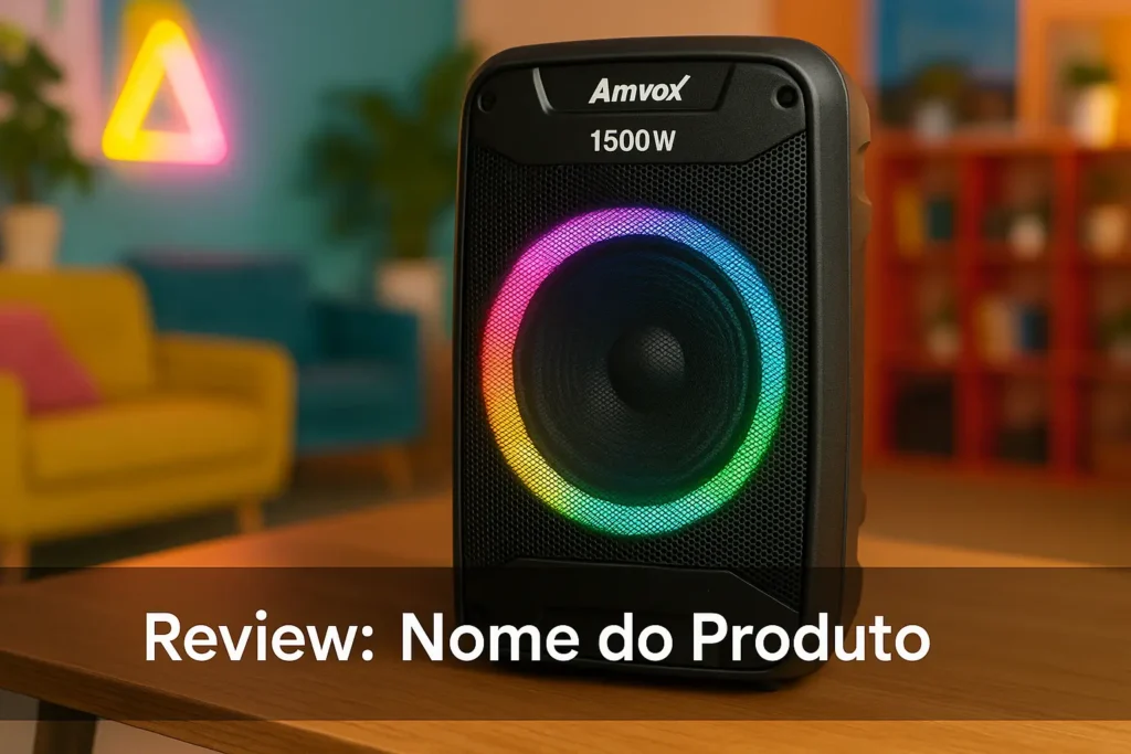 Principais Cinco caixa Amvox 1500w