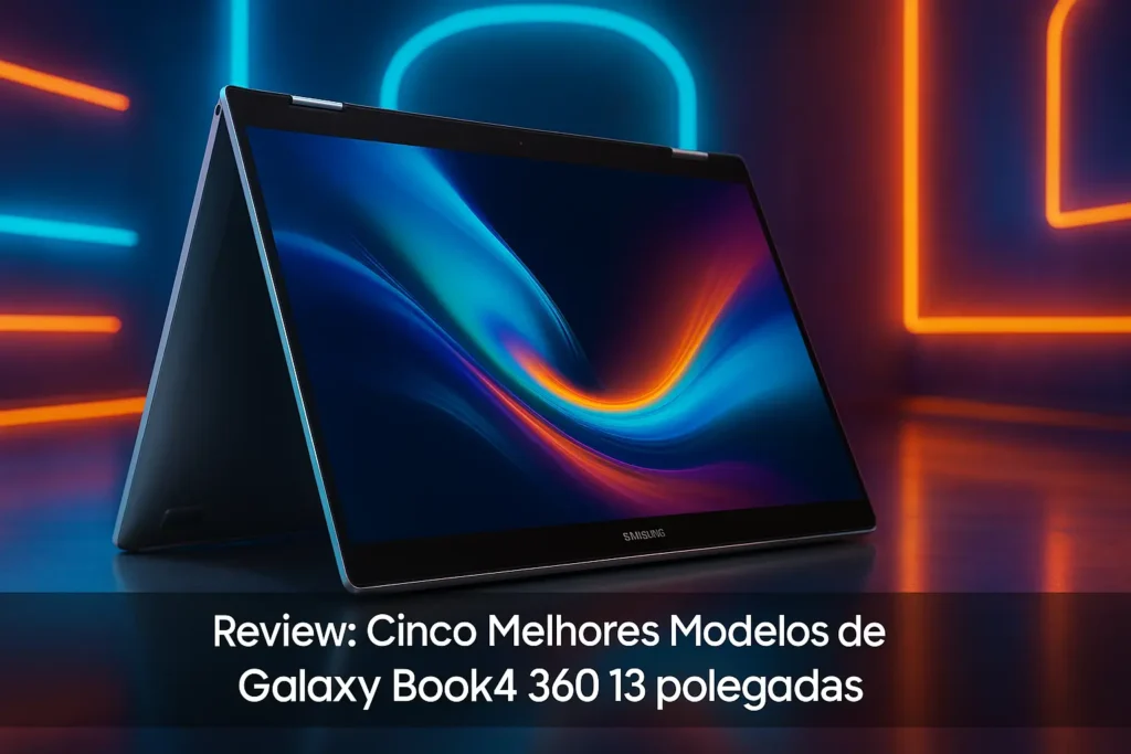 Cinco Melhores Modelos de Galaxy book4 360 13 polegadas