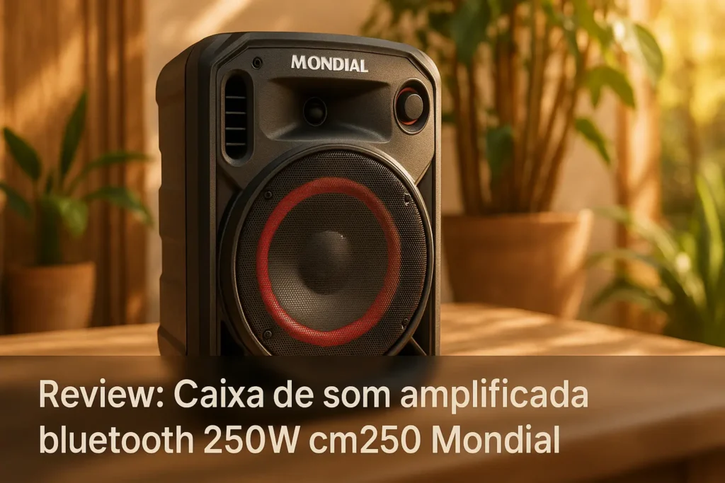Principais 5 Caixa de som amplificada bluetooth 250w cm250 Mondial