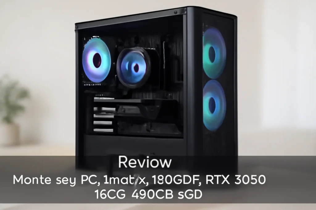 Monte seu PC: Intel i5-10400F, RTX 3050, 16GB, 480GB SSD