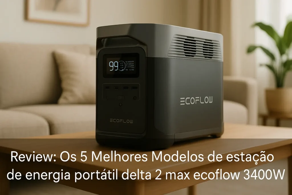 Os 5 Melhores Modelos de estação de energia portátil delta 2 max ecoflow 3400w