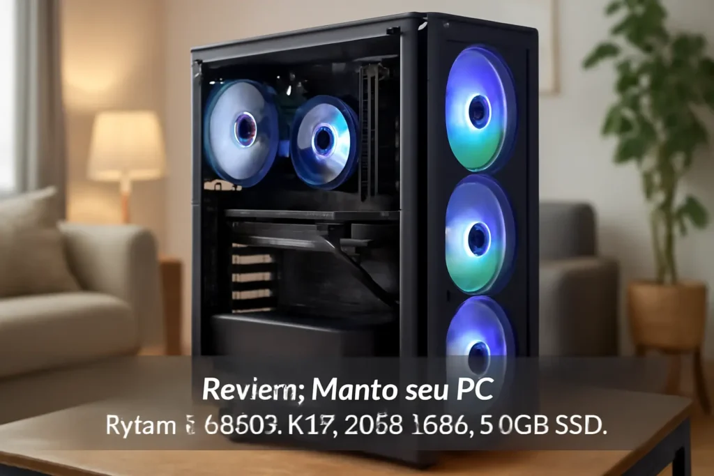 Monte seu PC: Ryzen 5 5600X, RTX 3050, 16GB, 512GB SSD