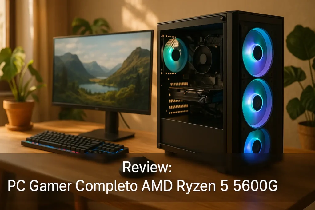 PC Gamer Completo AMD Ryzen 5 5600G: potência e eficiência para jogos