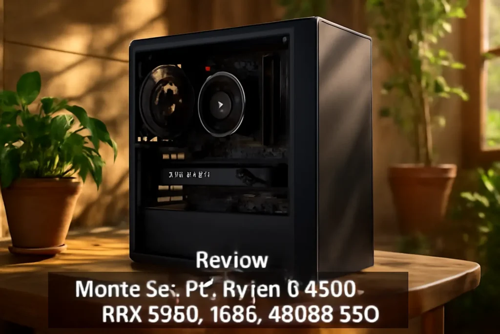 Monte seu PC: Ryzen 5 4500, RTX 3050, 16GB, 480GB SSD