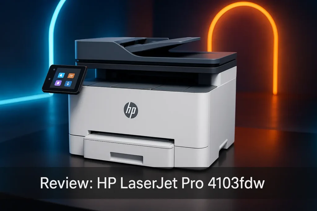 Multifuncional HP LaserJet Pro 4103FDW: eficiência e conectividade