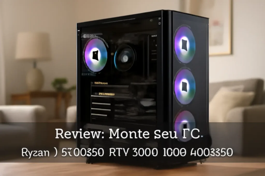 Monte seu PC: Ryzen 7 5700X3D, RTX 3060, 16GB, 480GB SSD