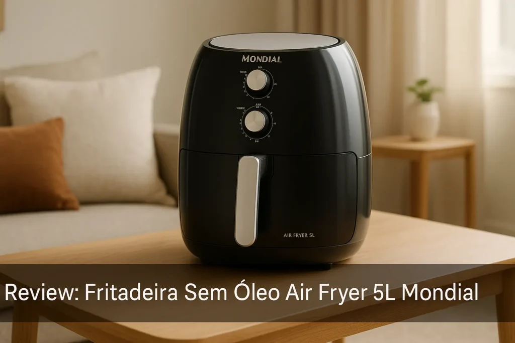 Fritadeira Sem Óleo Air Fryer 5L Mondial: praticidade e saúde