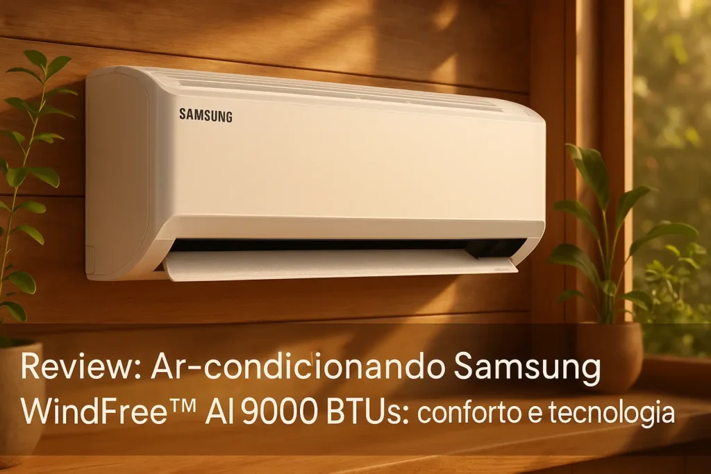 Ar-condicionado Samsung WindFree Ai 9000 BTUs: conforto e tecnologia