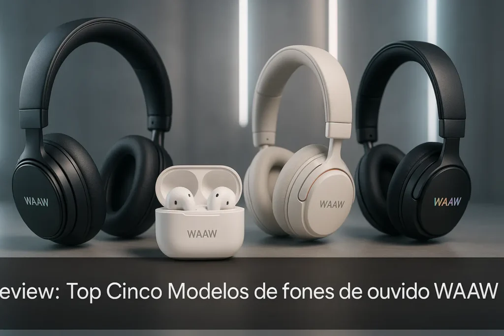 Top Cinco Modelos de fones de ouvido waaw
