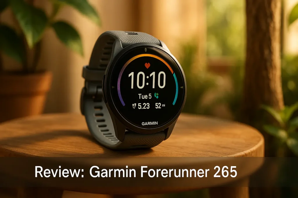 Garmin Forerunner 265: visor AMOLED e métricas avançadas