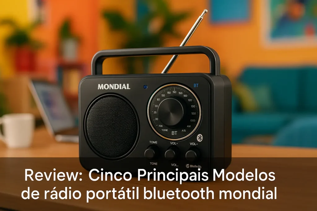 Cinco Principais Modelos de rádio portátil bluetooth mondial