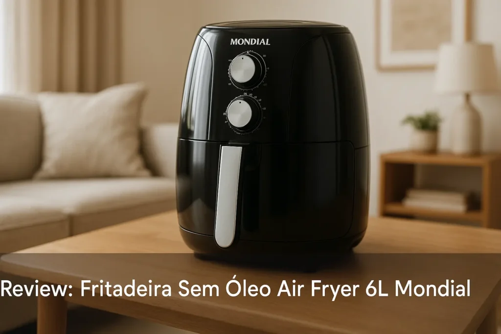 Fritadeira Sem Óleo Air Fryer 6L Mondial: Praticidade e Saúde na Cozinha