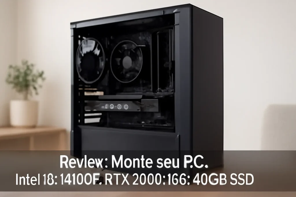 Monte seu PC: Intel i3-14100F, RTX 2060, 16GB, 480GB SSD