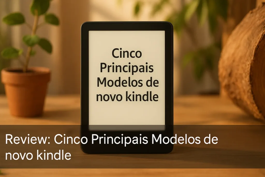 Cinco Principais Modelos de novo kindle