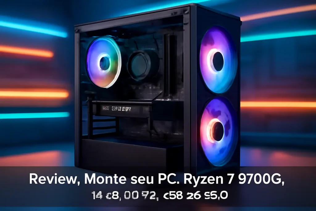 Monte seu PC: Ryzen 7 8700G, 16GB DDR5, 480GB SSD