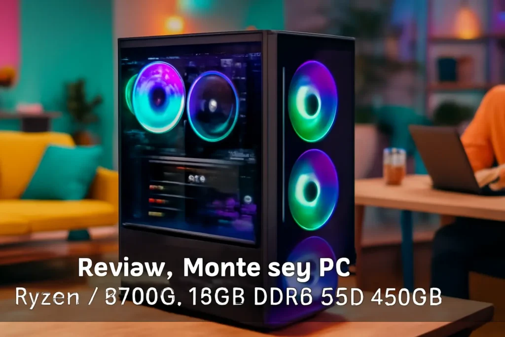 Monte seu PC: Ryzen 7 8700G, 16GB DDR5, SSD 480GB