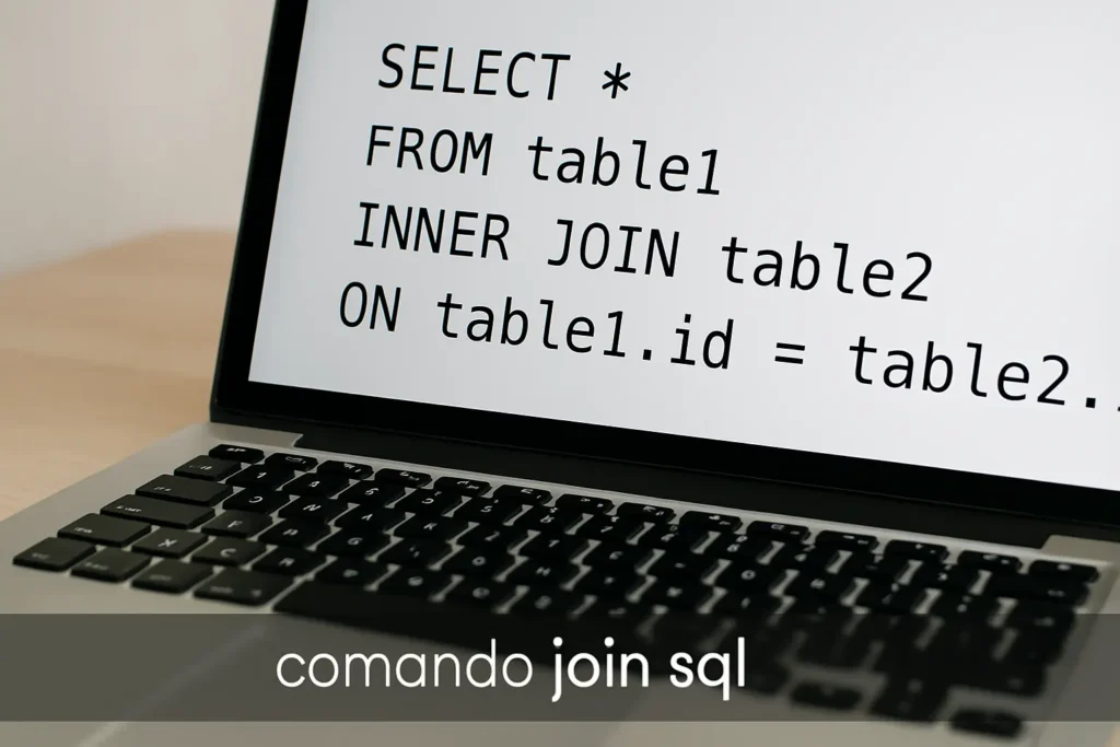 comando join sql: como unir tabelas com eficiência e segurança