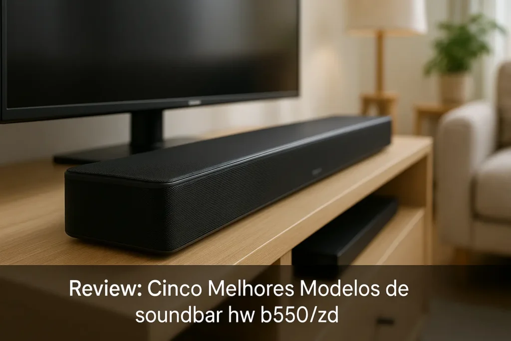Cinco Melhores Modelos de soundbar hw b550/zd