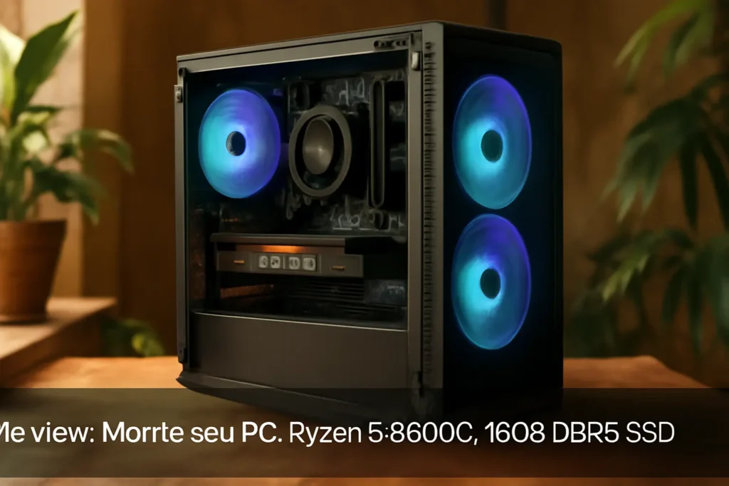 Monte seu PC: Ryzen 5 8600G, 16GB DDR5, 240GB SSD