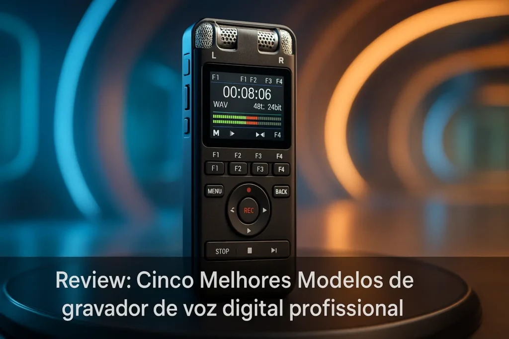 Cinco Melhores Modelos de gravador de voz digital profissional