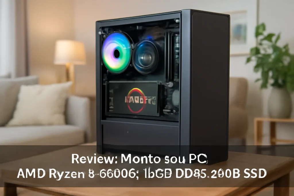 Monte seu PC: AMD Ryzen 5 8500G, 16GB DDR5, 240GB SSD