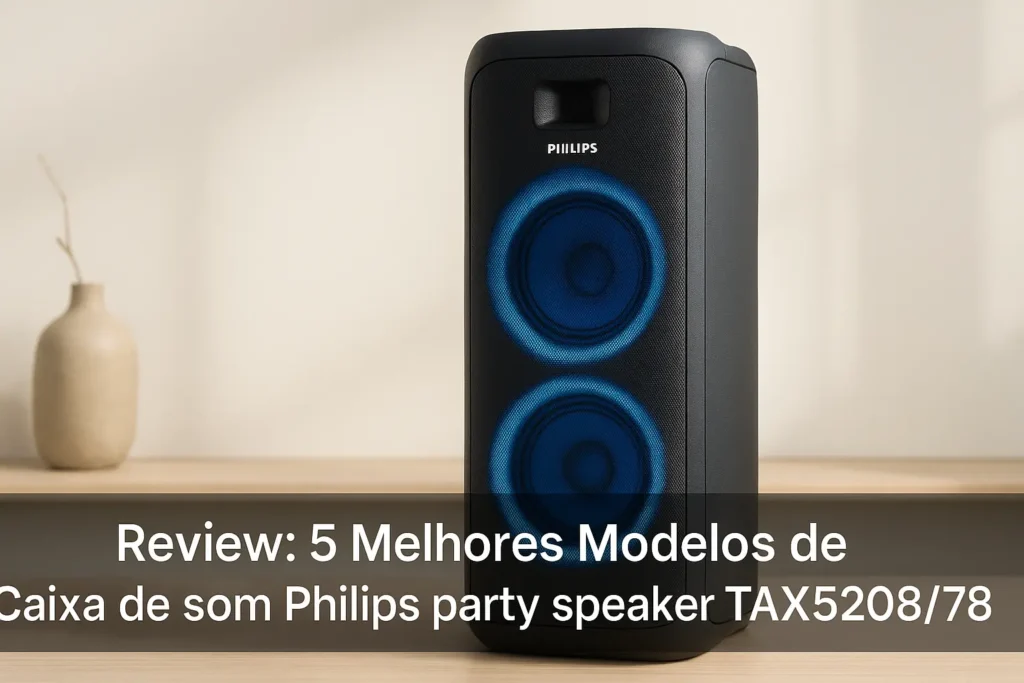5 Melhores Modelos de Caixa de som Philips party speaker tax5208/78