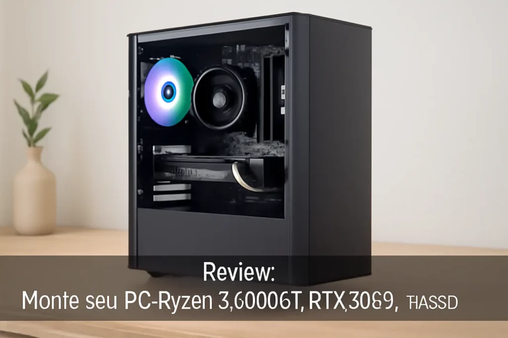 Monte seu PC: Ryzen 5 5600GT, RTX 3060, 32GB, 1TB SSD