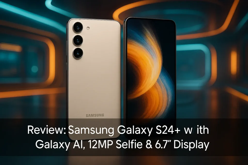 Samsung Galaxy S24+ com Galaxy AI, Selfie de 12MP e Tela de 6.7"