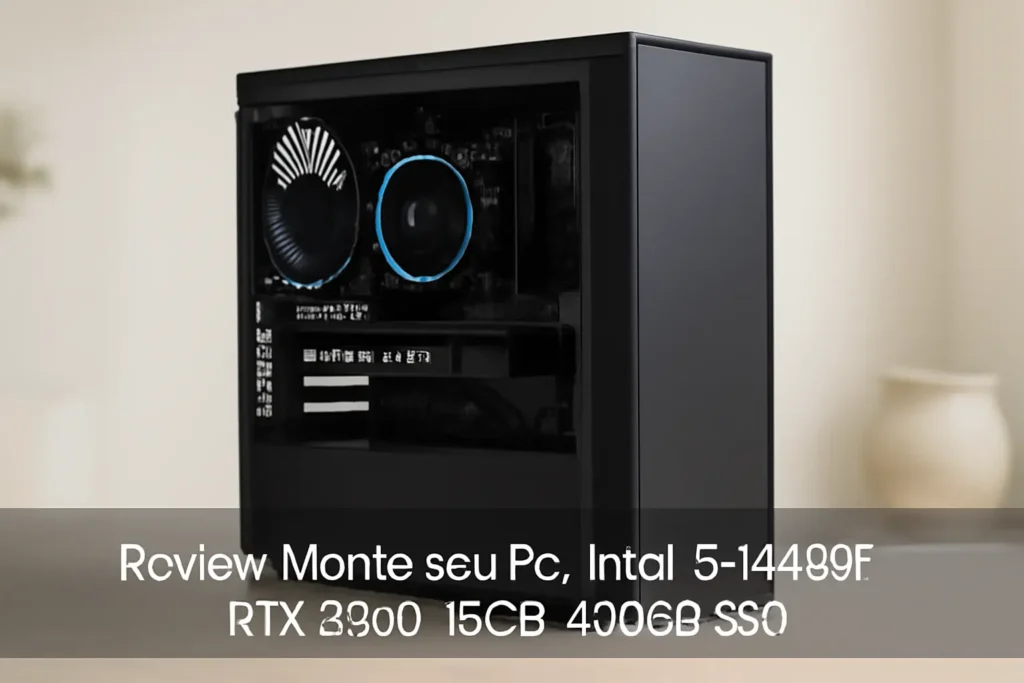 Monte seu PC: Intel i5-14400F, RTX 3060, 16GB, 480GB SSD