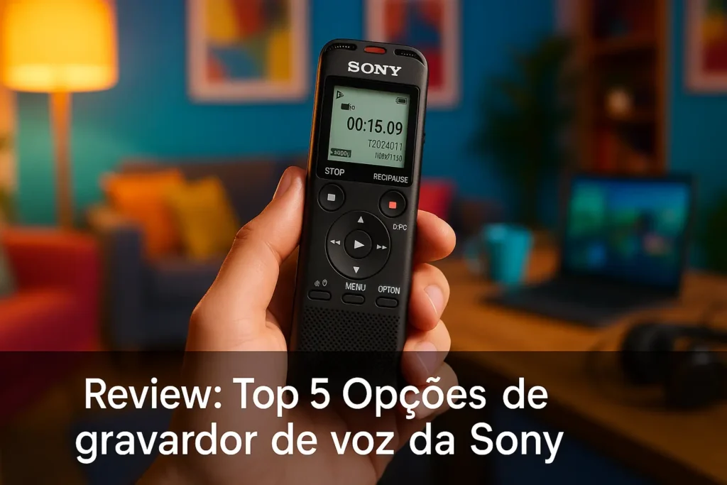 Top 5 Opções de gravador de voz da Sony