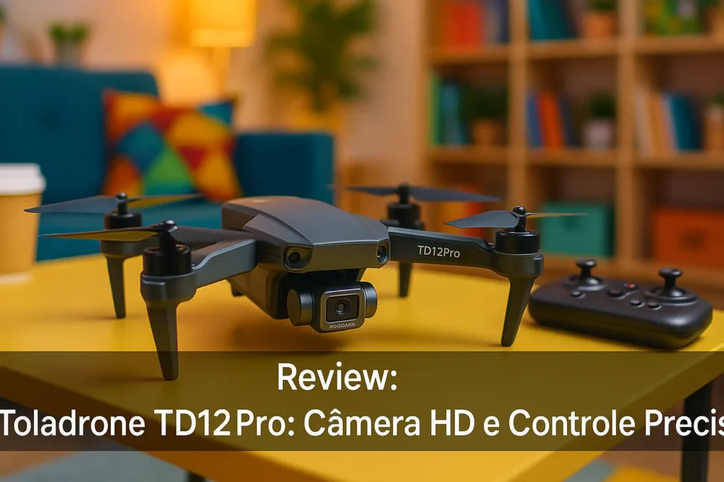Toladrone Drone TD12Pro: Câmera HD e Controle Preciso