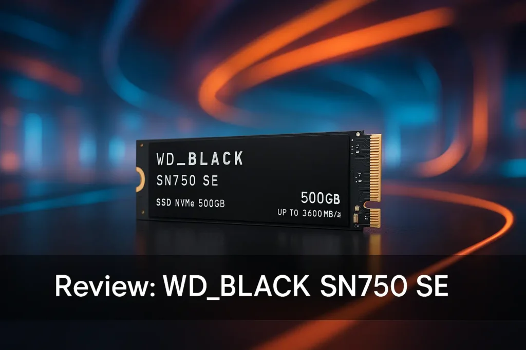 WD_BLACK SN750 SE: SSD NVMe 500GB com Velocidade de até 3.600 MB/s