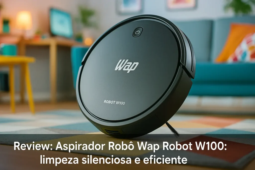 Aspirador Robô Wap Robot W100: limpeza silenciosa e eficiente